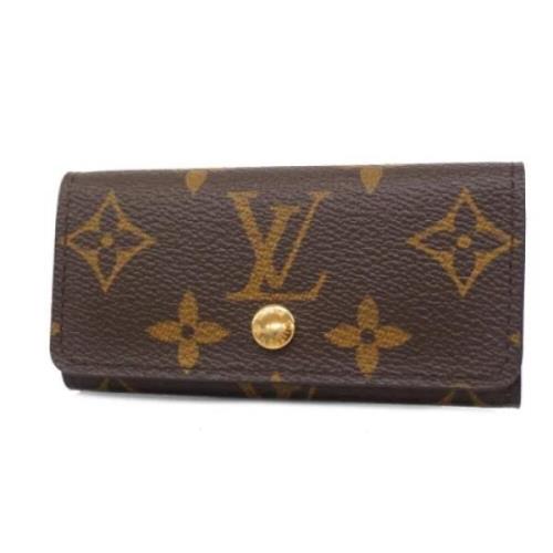 Pre-owned Fabric key-holders Louis Vuitton Vintage , Brown , Dames