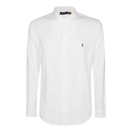 Linnen Bermuda Shirt Polo Ralph Lauren , White , Heren