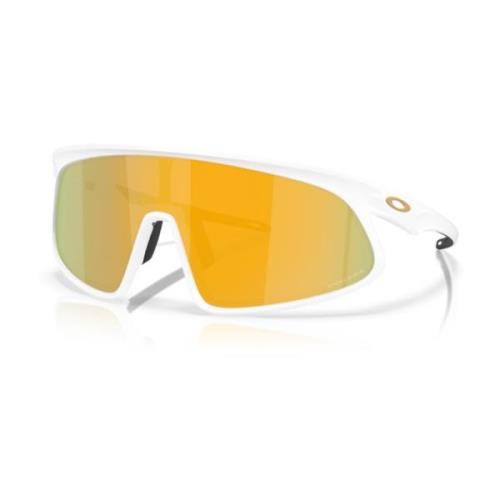 Mat Wit Prizm Zonnebril Oakley , White , Unisex