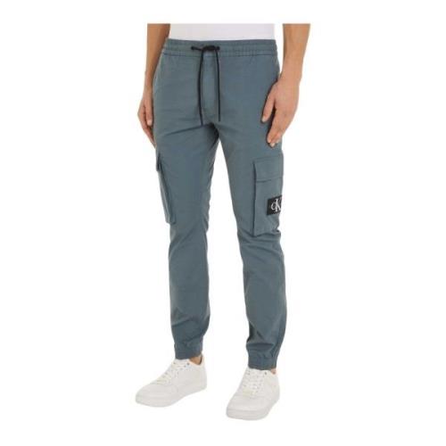 Endless Grey Skinny Cargo Broek Calvin Klein Jeans , Gray , Heren