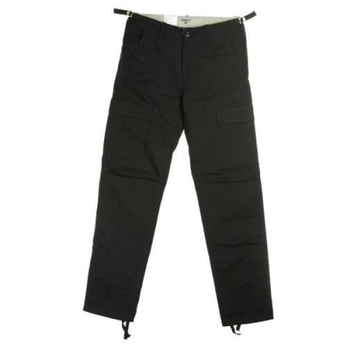 Zwarte Aviation Cargo Broek Carhartt Wip , Black , Heren