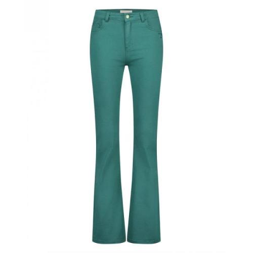 Eva Flare Jeans Fabienne Chapot , Green , Dames