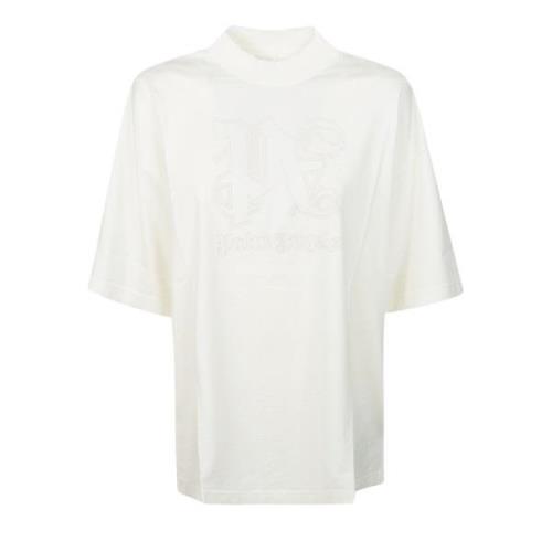 Statement Loose Tee voor vrouwen Palm Angels , White , Dames