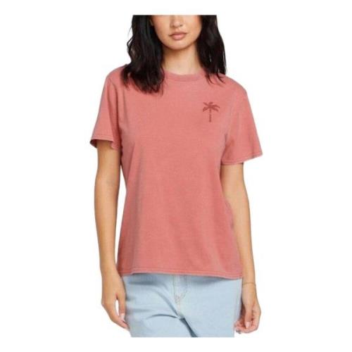 Sluit HET AF T-shirt Volcom , Pink , Dames