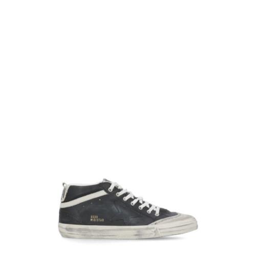 Zwarte Leren High-Top Sneakers Mannen Golden Goose , Black , Heren