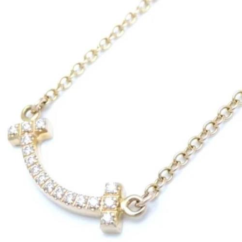 Pre-owned Rose Gold necklaces Tiffany & Co. Pre-owned , Yellow , Dames