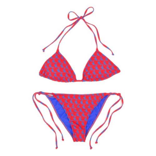 Kip Motief Driehoek Bikini Gallo , Multicolor , Dames