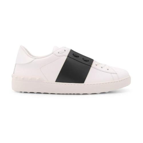 Witte Veterschoenen met Rubberen Studs Valentino Garavani , White , He...