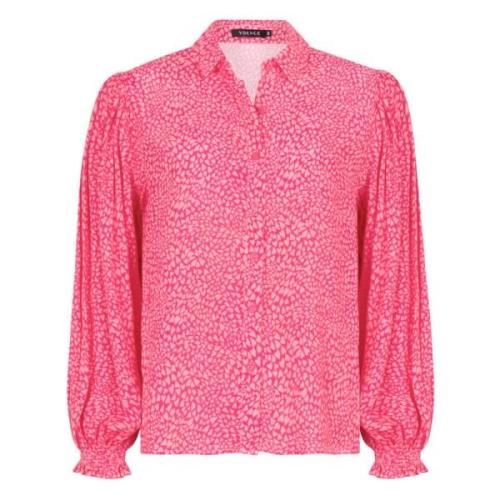 Lange Mouw Blouse Alyssa Ydence , Pink , Dames