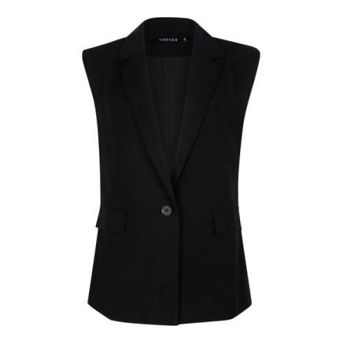 Elegante Reversibel Gilet Ydence , Black , Heren