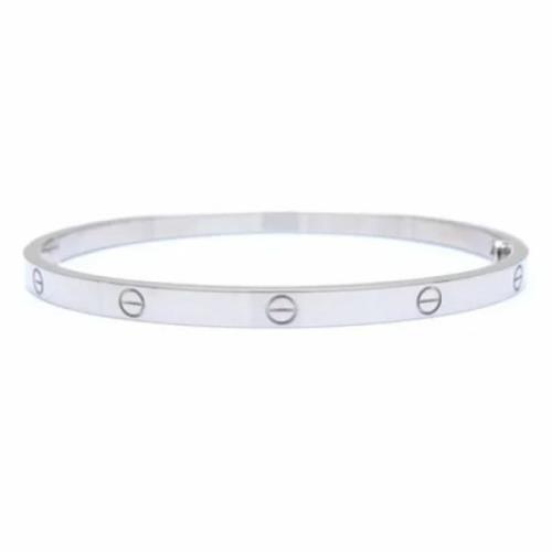 Pre-owned White Gold bracelets Cartier Vintage , Gray , Dames