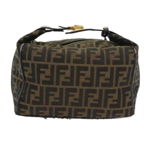 Pre-owned Canvas fendi-bags Fendi Vintage , Brown , Dames