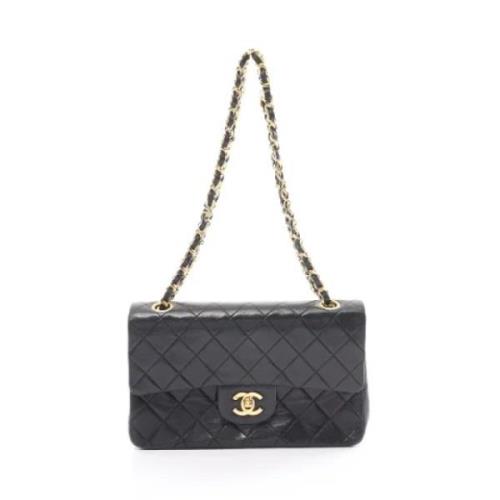 Pre-owned Leather chanel-bags Chanel Vintage , Black , Dames