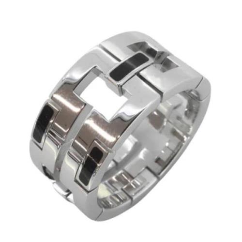 Pre-owned White Gold rings Cartier Vintage , Gray , Heren