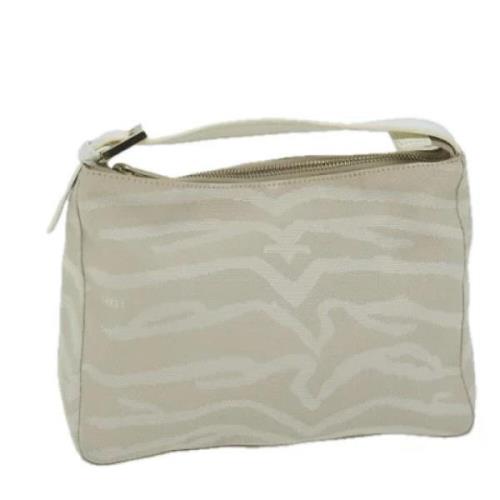 Pre-owned Canvas handbags Fendi Vintage , White , Dames