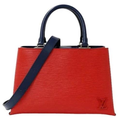 Pre-owned Leather louis-vuitton-bags Louis Vuitton Vintage , Red , Dam...