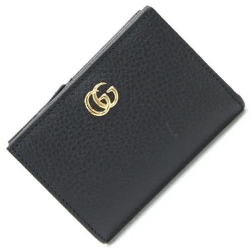 Pre-owned Leather wallets Gucci Vintage , Black , Dames