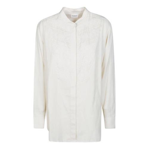 Geborduurde Shirt Britten Isabel Marant Étoile , Beige , Dames