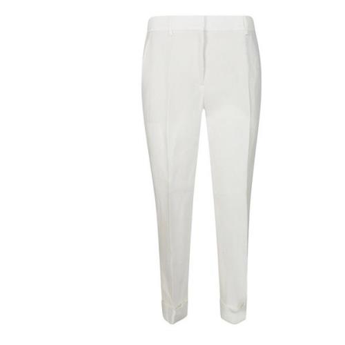 Stijlvolle Wijde Broek Incotex , White , Dames