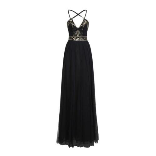 Zwarte Elegante Jurk voor Vrouwen Giambattista Valli , Black , Dames