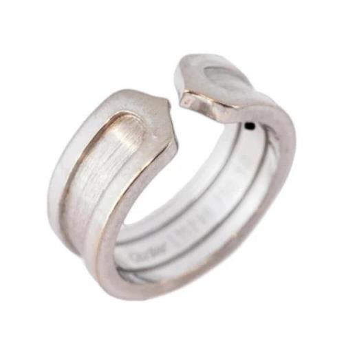 Pre-owned White Gold rings Cartier Vintage , Gray , Dames