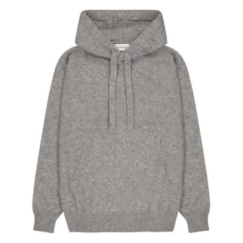 Kasjmier en Zijde Hoodie Laneus , Gray , Heren