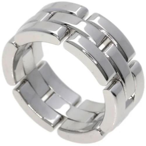 Pre-owned White Gold rings Cartier Vintage , Gray , Dames