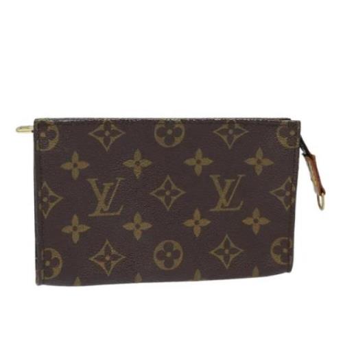 Pre-owned Canvas pouches Louis Vuitton Vintage , Brown , Dames