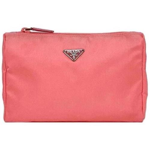 Pre-owned Nylon prada-bags Prada Vintage , Pink , Dames