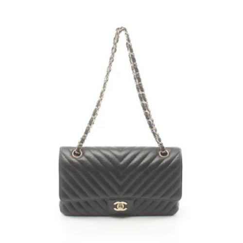 Pre-owned Canvas chanel-bags Chanel Vintage , Black , Dames