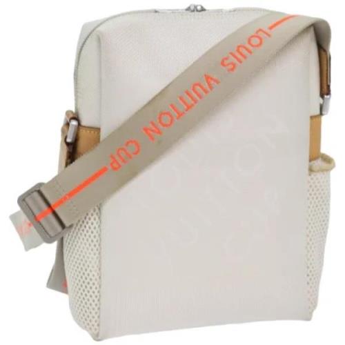 Pre-owned Canvas louis-vuitton-bags Louis Vuitton Vintage , White , Un...