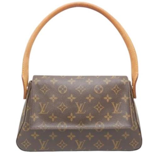 Pre-owned Fabric louis-vuitton-bags Louis Vuitton Vintage , Brown , Da...