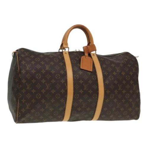 Pre-owned Canvas louis-vuitton-bags Louis Vuitton Vintage , Brown , Da...