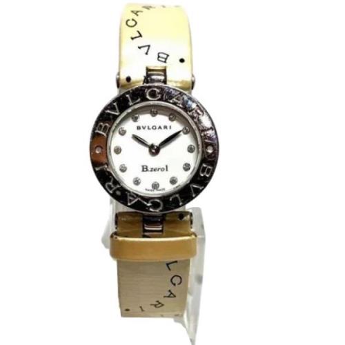 Pre-owned Stainless Steel watches Bvlgari Vintage , White , Dames