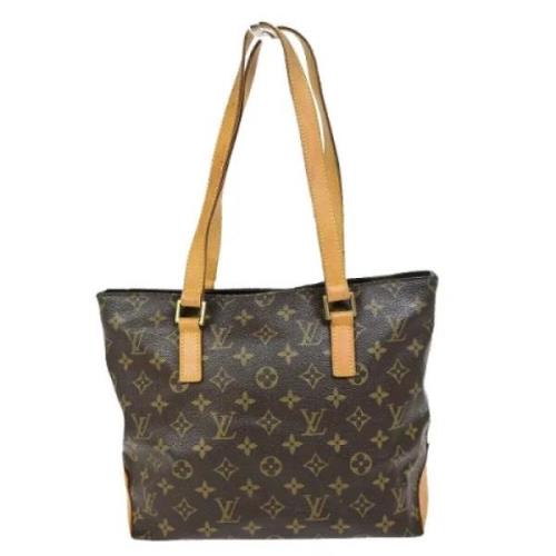 Pre-owned Canvas handbags Louis Vuitton Vintage , Brown , Dames