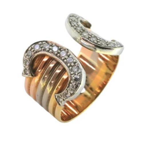 Pre-owned Rose Gold rings Cartier Vintage , Yellow , Dames