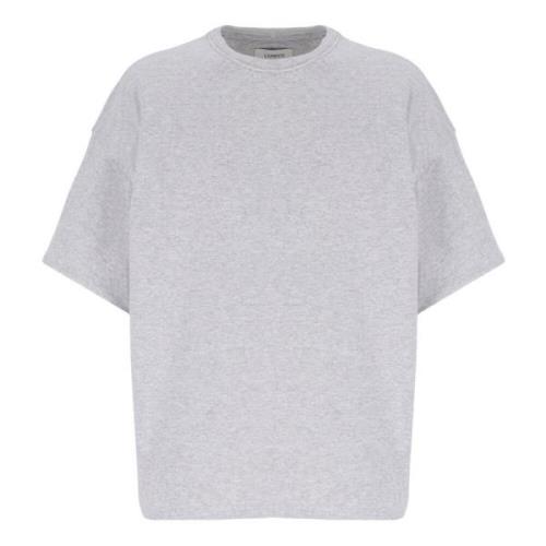 Oversized Gewatteerd T-shirt Laneus , Gray , Dames