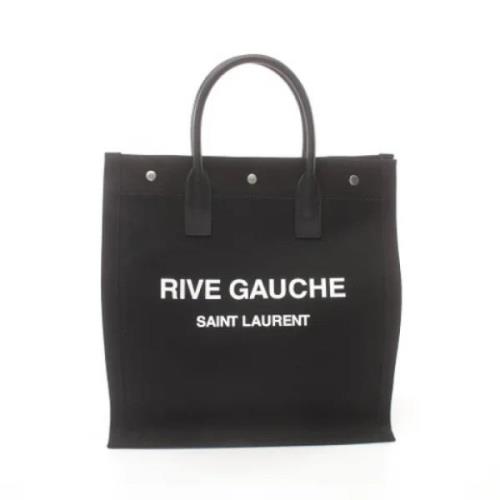 Pre-owned Canvas totes Yves Saint Laurent Vintage , Black , Dames