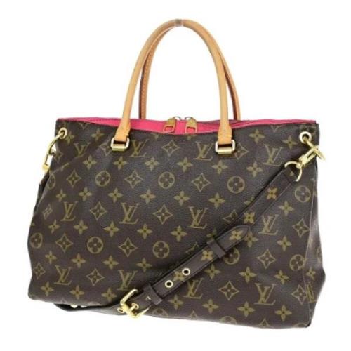 Pre-owned Canvas handbags Louis Vuitton Vintage , Brown , Dames