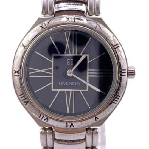 Pre-owned Stainless Steel watches Givenchy Pre-owned , Black , Heren