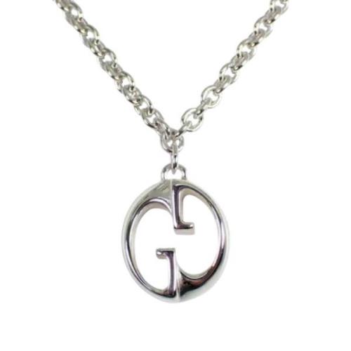 Pre-owned Silver necklaces Gucci Vintage , Gray , Dames