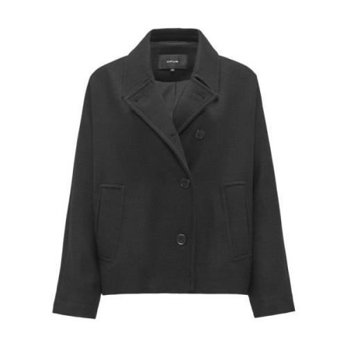 Hajona Blazer Upgrade Stijl Modieuze Vrouw Opus , Black , Dames