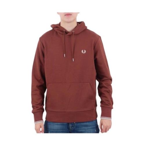 Stijlvolle Sweatshirt voor Mannen Fred Perry , Brown , Heren