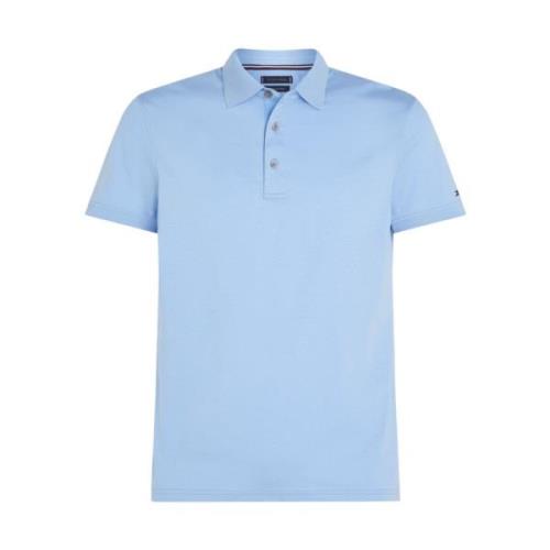 Heldere Blauwe Poloshirt Tommy Hilfiger , Blue , Heren