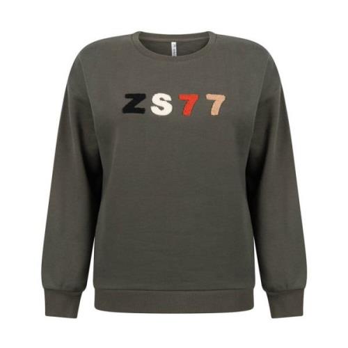 Stijlvol Sweatshirt voor Actieve Levensstijl Zoso , Green , Dames