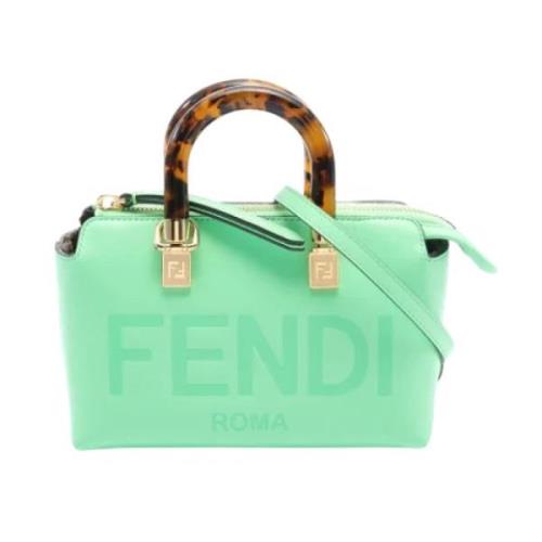 Pre-owned Leather fendi-bags Fendi Vintage , Green , Dames