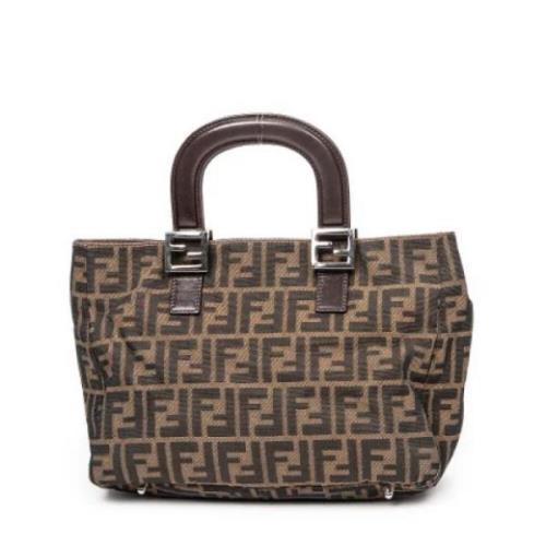 Pre-owned Canvas totes Fendi Vintage , Brown , Dames