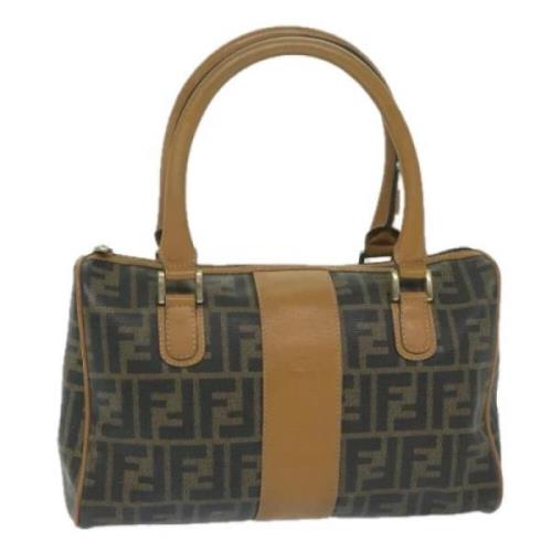 Pre-owned Canvas handbags Fendi Vintage , Brown , Dames