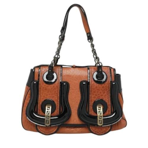 Pre-owned Leather fendi-bags Fendi Vintage , Brown , Dames