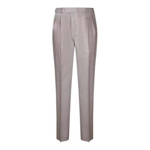 Beige Broek Verhoog Je Stijl Canali , Gray , Heren